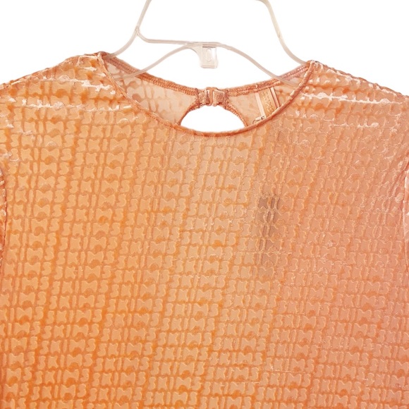 Skims Velvet Stirrup Onesie Logo One-piece Jumpsuit Peach Plus Size 2X New - Picture 7 of 15